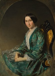 Jeanette Bloemen (1829-1915), Hendrik Luden (1822-1895) amszterdami bróker felesége alkotó: Jozef Israëls