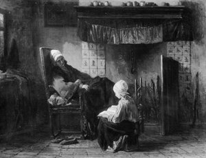 Nagymama kincse. alkotó: Jozef Israëls