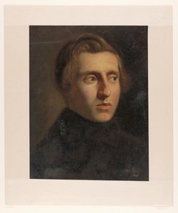 Egy fiatal férfi portréja alkotó: Jozef Israëls