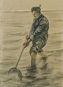 Kagylóhalász, 1863-90 alkotó: Jozef Israëls