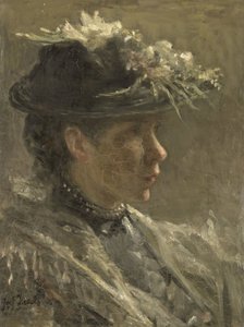 Sijtje van Bemmel (1880-1963) tanulmánya alkotó: Jozef Israëls