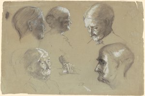 Tanulmányok egy idős nőről alkotó: Jr. Enoch Wood Perry