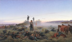 Az istedi csata utáni reggel 1850. július 25-én