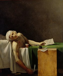 Marat halála, Jacques-Louis David (1748-1825) eredetije után (olaj, vászon)
