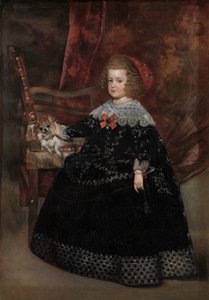 Maria Teresa, Spanyolország gyermeke, 1645 körül (olaj, vászon)