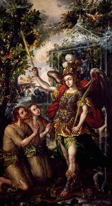 Ádámot és Évát kiűzték a Paradicsomból, Juan Correa (körülbelül 1646-1716) alkotó: Juan Correa