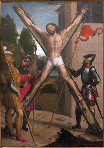 Szent András mártírja. Juan Correa de Vivar (kb. 1510-1566) festménye, olaj, fa