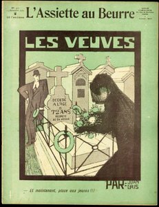 „” L’Plate au beurre” borítója, 450. szám, Szatirikus színekben alkotó: Juan Gris