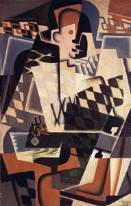 Harlekin gitárral, 1917
