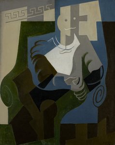 Ülő harlekin, 1920 körül alkotó: Juan Gris