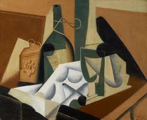A fehér abrosz, 1912-16 alkotó: Juan Gris