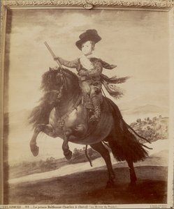 Velazquez. Balthazár Károly herceg lóháton (a Prado Múzeumban)