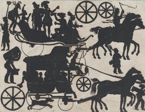 5. lap a kínai árnybábok figuráiról, kb. 1850-70. alkotó: Juan Llorens