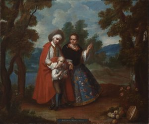 VII. Spanyol és Morsica, Albino (VII. De español y morisca, albino), 1760 körül alkotó: Juan Patricio Morlete Ruiz