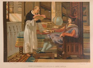 Beauvais-i Vincent és Saint Louis. Forrás: La ciencia y sus hombres, 1879.