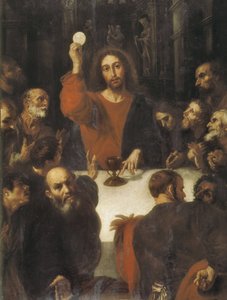 A szent vacsora. 1620-1628 (olaj, vászon)