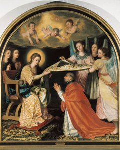 A Szent Ildefonso-i kastély bemutatása (Szent Ildefonso) Juan SANCHEZ COTAN festménye (1561-1627) Olaj, vászon Granada, Granada Szépművészeti Múzeum.