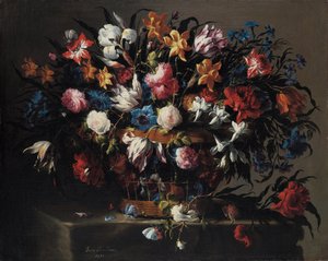 Kis virágkosár, 1671