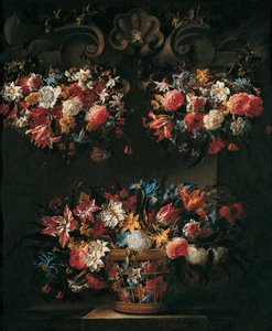 Csendélet virágokkal alkotó: Juan de Arellano