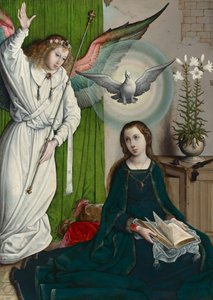 Az örömhírdetés, 1508-1519 körül (olaj, tábla)