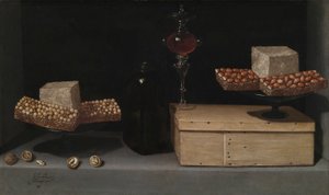 Csendélet édességekkel