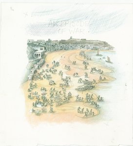 Scarborough német haditengerészeti bombázása, North Yorkshire, 1914, 2014. alkotó: Judith Dobie