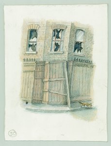 Scarborough német haditengerészeti bombázása, North Yorkshire, 1914, 2014. alkotó: Judith Dobie
