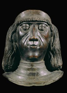 I. Maximilián császár bronz mellszobra ... (bronz) alkotó: Jörg Muskat