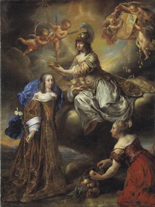Hedvig Eleonóra királynő allegóriája Minervaként, 1654