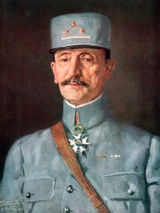 Mazel tábornok, a francia hadsereg tisztje az első világháborúban, 1916, 1926. alkotó: Juilliet