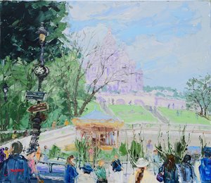 Sacre Coeur Montmartre körhinta alkotó: Jukyong Park