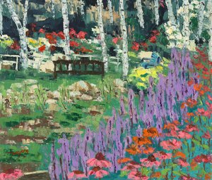 Nyári nyírfa-kert alkotó: Jukyong Park