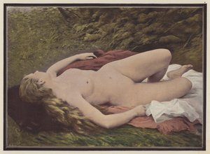 A szieszta (színes litho)