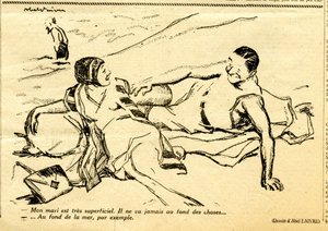 Őszinte, szatirikus az N & B-ben alkotó: Jules Abel Faivre
