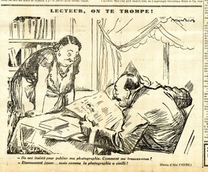 Őszinte, szatirikus az N & B-ben alkotó: Jules Abel Faivre