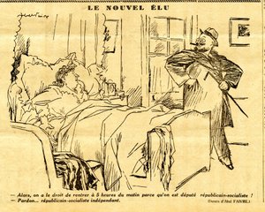 Őszinte, szatirikus fekete-fehér alkotó: Jules Abel Faivre