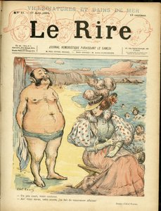 Abel Faivre (1867-1945) illusztrációja a Le Rire takaróhoz alkotó: Jules Abel Faivre