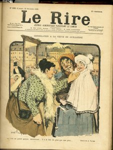 Abel Faivre (1867-1945) illusztrációja a Le Rire borítójára alkotó: Jules Abel Faivre