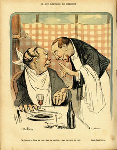 Illusztráció Abel Faivre-ről (1867-1945) a Le Rire-ben, 1. sz. 297 alkotó: Jules Abel Faivre