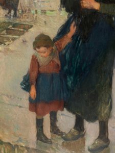 Nehéz időjárás a partoknál, vitorlázók Etaples-ból