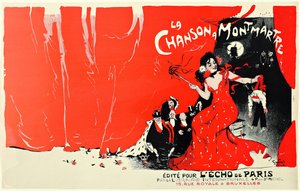 Dalok a Montmartre-ban, 1900.