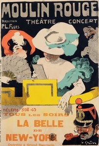 Vörös malom. New York szépsége, c. 1895.