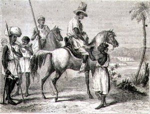 Peul és Malinke indiánok Szenegálban alkotó: Jules Antoine (after) Duvaux