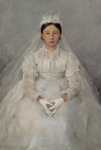 La Communiante alkotó: Jules Bastien Lepage