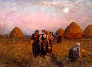Hajnali vajúdás, 1900 alkotó: Jules Breton