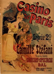 Párizsi kaszinó; Camille Stefani alkotó: Jules Cheret