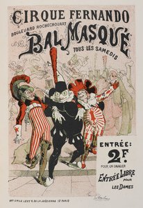 Cirque Fernando, Bal Masque, a „Les posters illustrées” c. Munka díszített...
