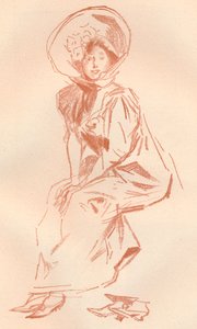 Rajz szangvinikus nyelven, c1900 1903-1904 alkotó: Jules Cheret