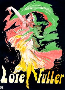 Loïe Fuller poszter, 1897.