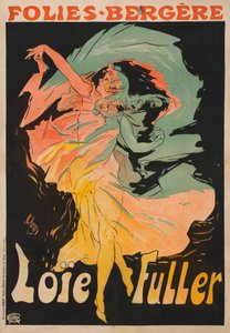 Loie Fuller alkotó: Jules Cheret
